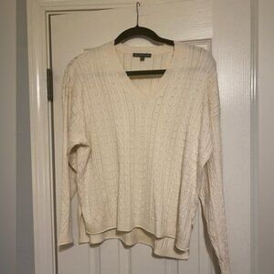 Adrianna Papell -  Cream Kniy Sweater